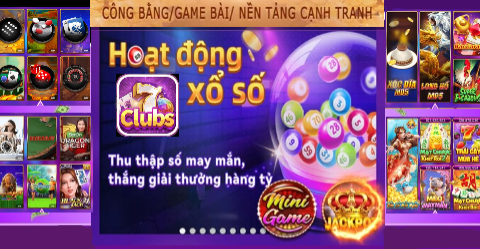 Người chơi 7CLUBS tham gia xổ số, thu thập vé số và nhận thưởng Jackpot hàng tuần